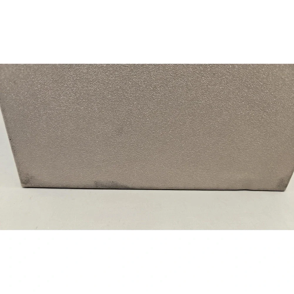Dajasan Jewelry Box Beige Faux Leather Velvet Lined, Spacious B#36